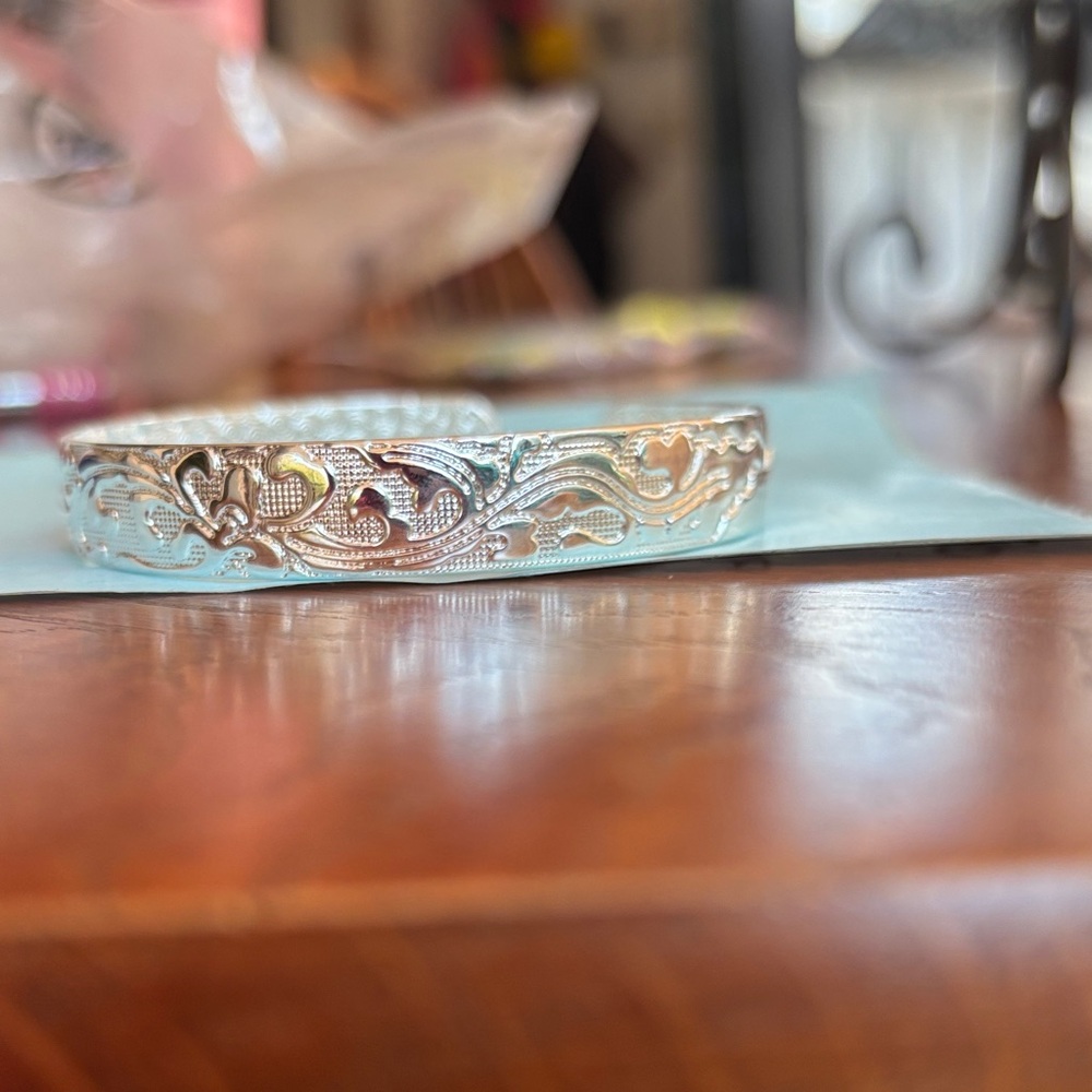 Elegant Silver Filigree Bracelet 925 sterling silver
